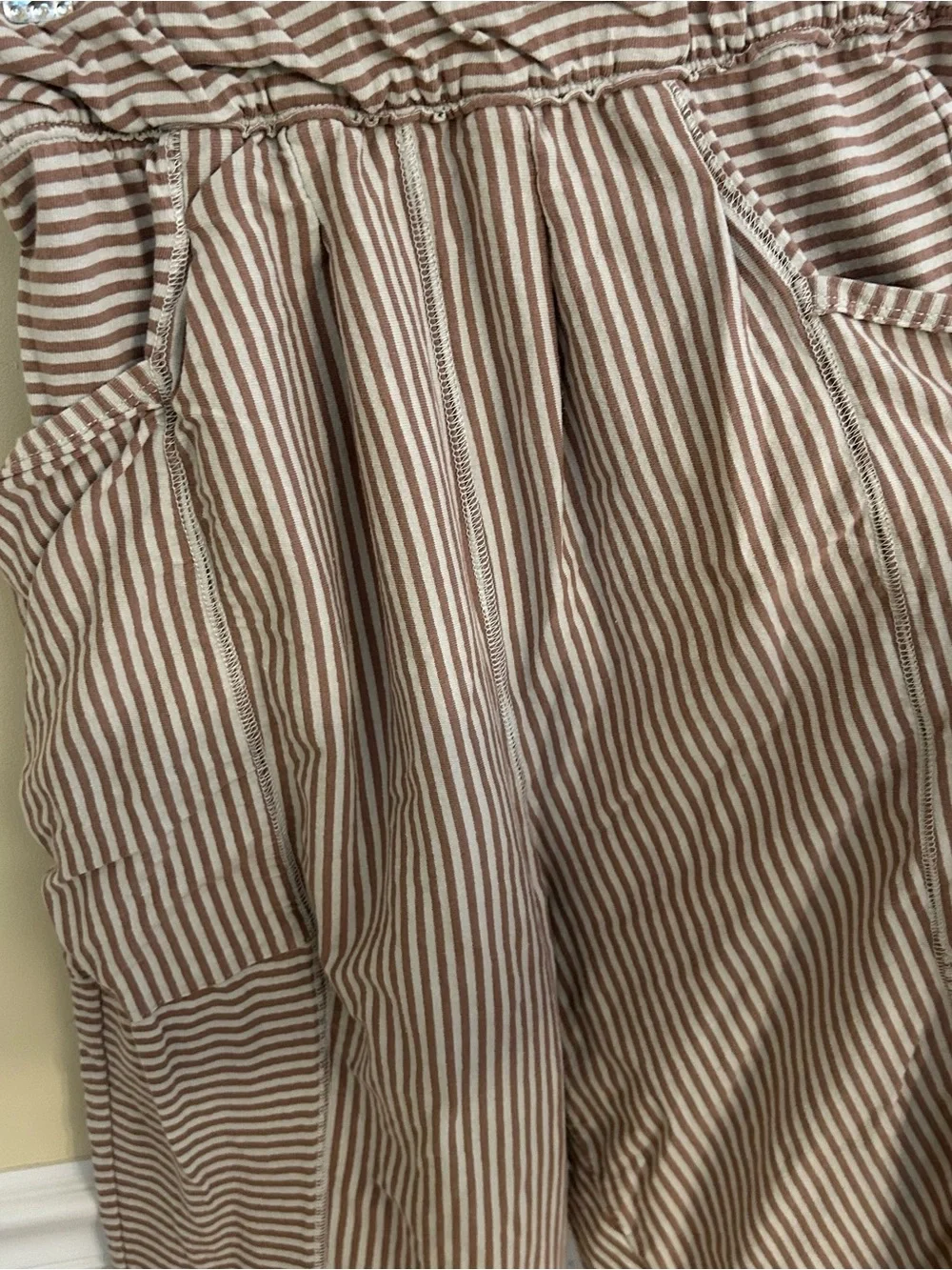 Free People Intimately Striped Harem Jogger Pants